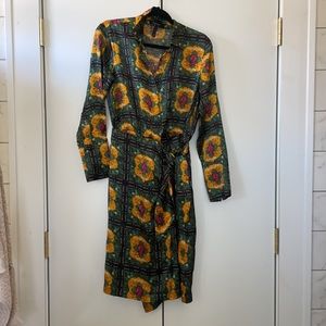 Scotch and Soda 100% Silk Midi Dress!